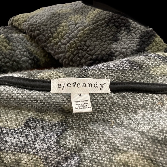 Eye Candy Women’s Chenille Fleece Hooded Sweatshirt - Picture 3 of 3